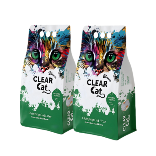 ClearCat%20Blanco%20Aloe%20Vera%20Kokulu%20Topaklanan%20Bentonit%20Kedi%20Kumu%2010lt%20