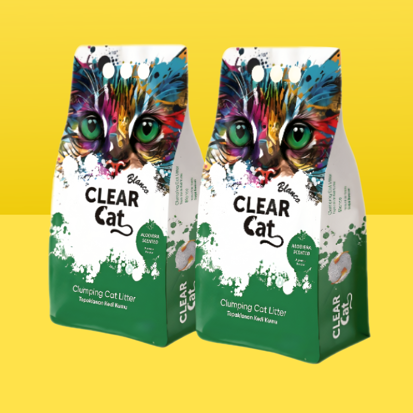 ClearCat%20Blanco%20Aloe%20Vera%20Kokulu%20Topaklanan%20Bentonit%20Kedi%20Kumu%2010lt%20