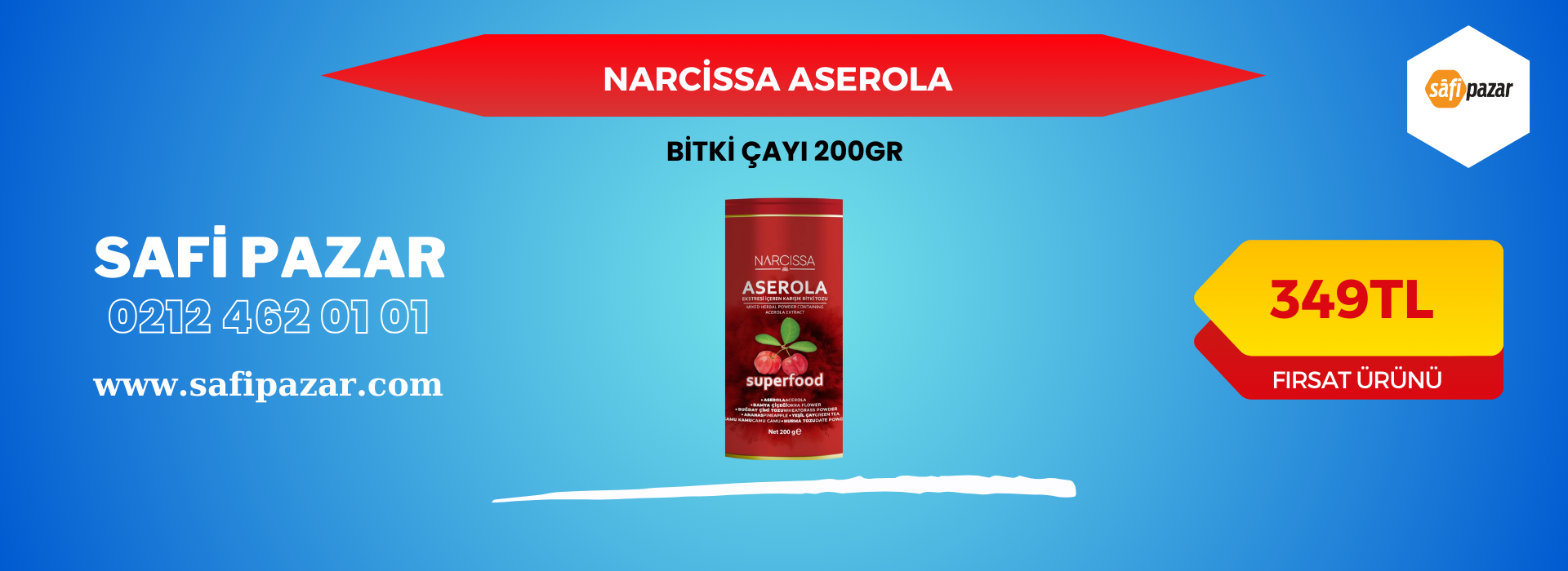Narcissa aserola çayı 200gr
